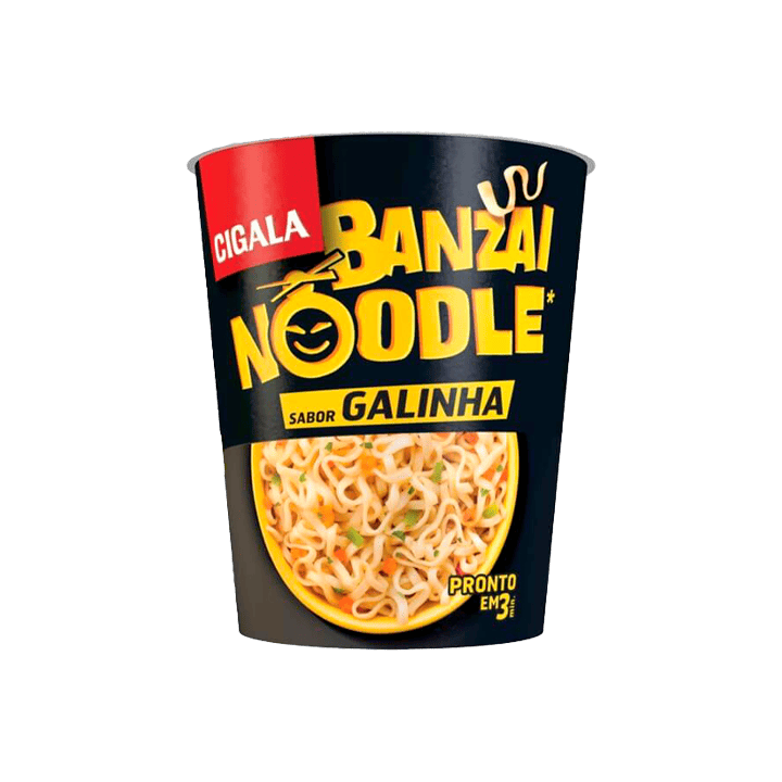 Oosterse Noedels Kip Banzai Noodle Cigala 67 g | Distribución Mayorista