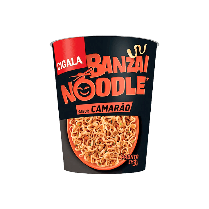 Fideos Orientales Camarones Banzai Noodle Cigala 67g