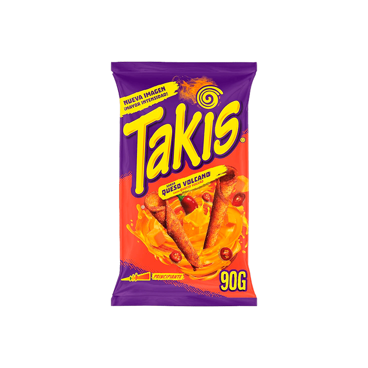 Takis Queso Volcano 90g - Distribución Mayorista