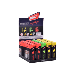 Accendino Torcia Fiamma Colorata PROF | Distribución Mayorista