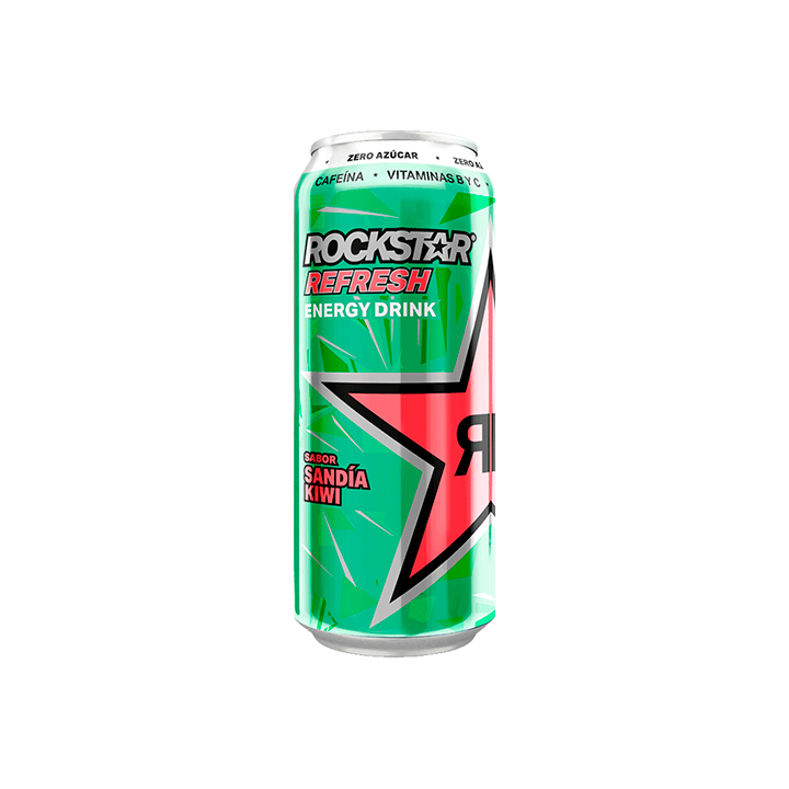 RockStar Refresh Watermeloen Kiwi 500 ml | Distribución Mayorista