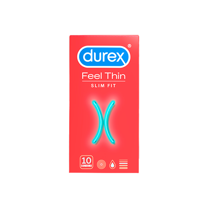 Durex Feel Thin Slim Fit 10 stuks | Distribución Mayorista