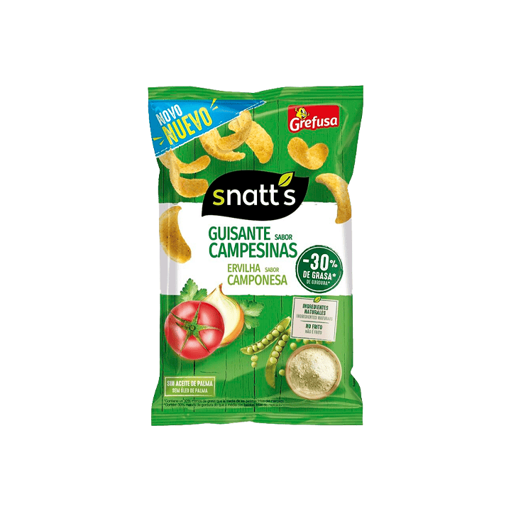 Snatts Guisante Campesinas 28g Grefusa - Distribución Mayorista