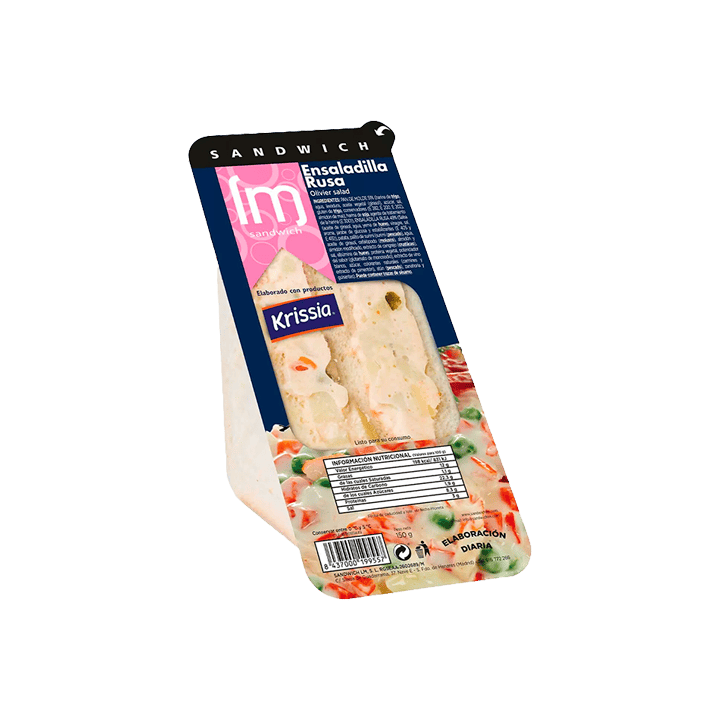 Russische salade sandwich 150 g - Distribución Mayorista