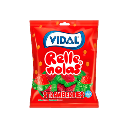 Gevulde Aardbeien Gummies 90 g Vidal | Distribución Mayorista