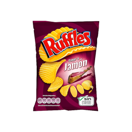 Ruffles Serrano Ham 45g-Distribución Mayorista