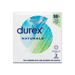 Durex Naturals 3uds - Distribución Mayorista