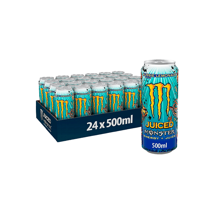 Monster Juiced Aussie Lemonade 500ml - Distribución Mayorista