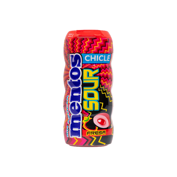 Mentos Sour Gum Fragola 30 g | Distribución Mayorista
