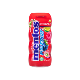 Mentos Full Fruit Gum Wilde Vruchten Limoen 30 g | Distribucion Mayorista