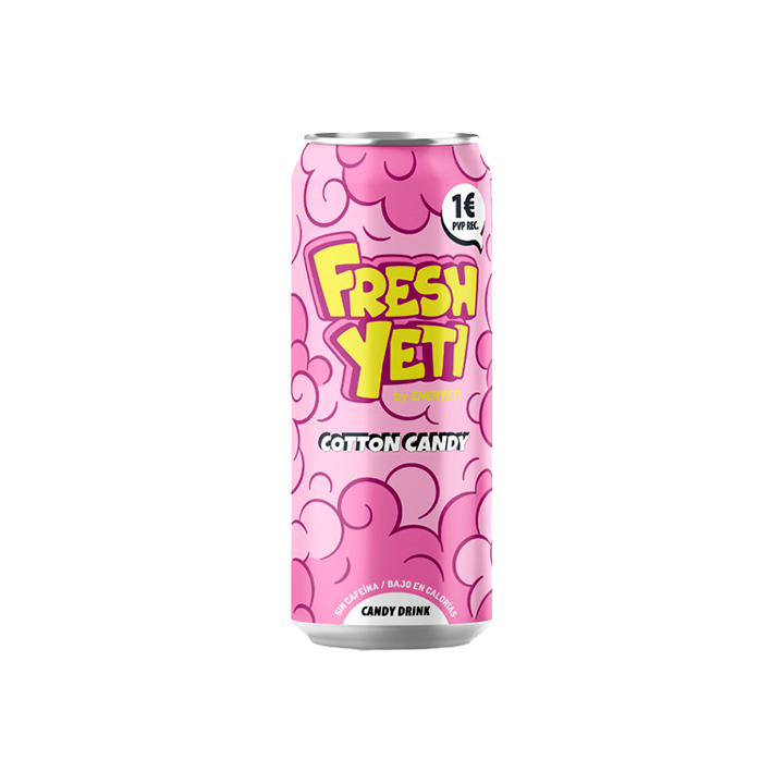 Freshyeti Cotton Candy 500ml Marcado - Distribución Mayorista