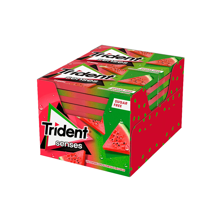 Trident Senses Melancia - Distribución Mayorista