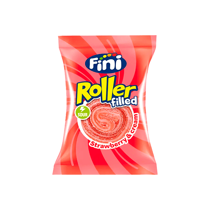Fini Roller Fresa y Nata 20g (40 uds) - Distribución Mayorista