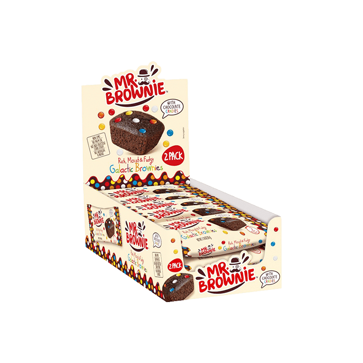 Galactic Brownies 12x50g Mr.Brownie - Distribución Mayorista
