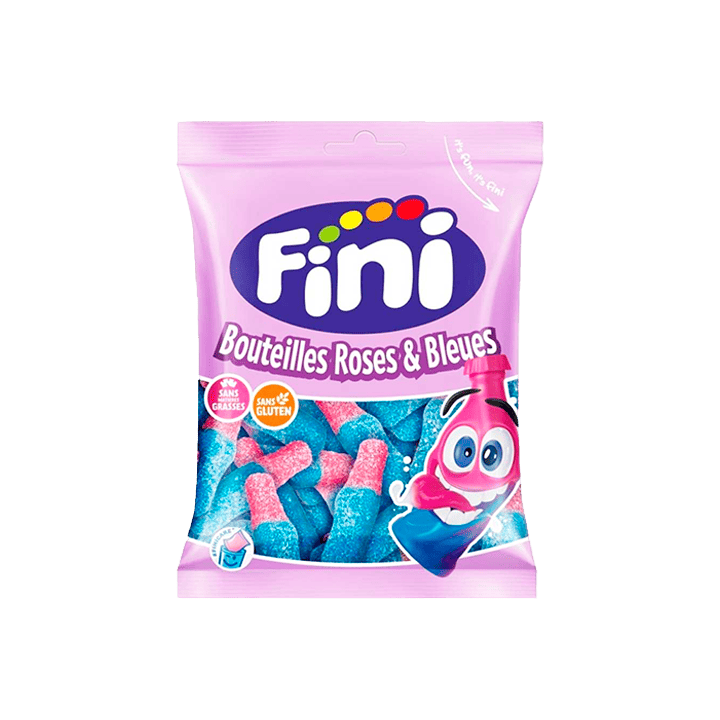 Botellas Rosas y Azules 90g Fini - Distribución Mayorista
