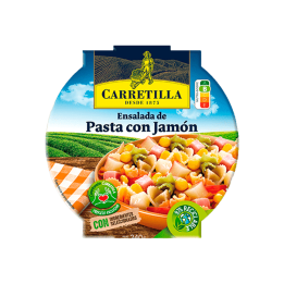 Pastasalade met Ham 240 g Carretilla | Distribución Mayorista