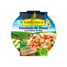 Ensalada Arroz con Palitos de mar 240g Carretilla-Distribución Mayorista