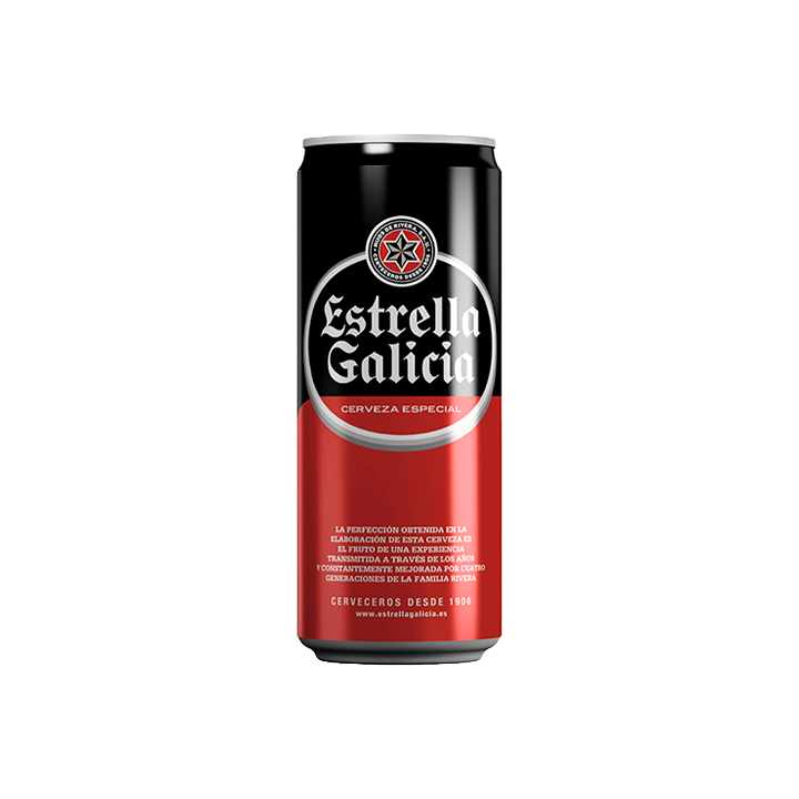 Bier Estrella Galicia 330ml-Distribución Mayorista