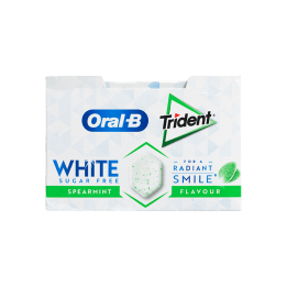 Trident White 17 g Senza Zucchero | Distribución Mayorista