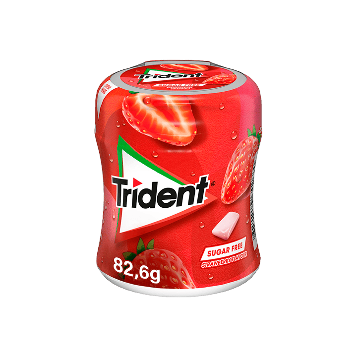 Trident Dragee Aardbei 82,6 g | Distribucion Mayorista