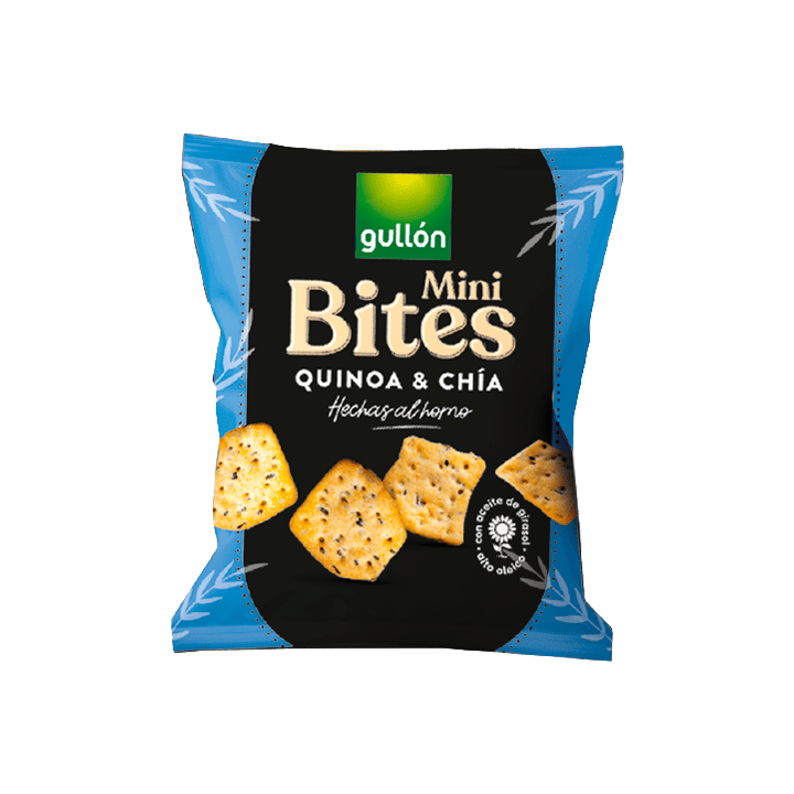 Mini Bites Quinoa e Chia 4 x 40 g Gullón | Distribución Mayorista