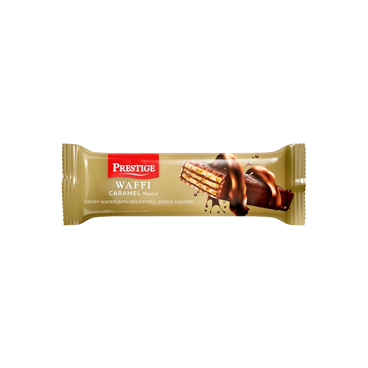 Waffi Wafer gusto caramello 23 g Prestige | Distribución Mayorista