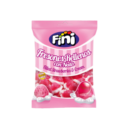 Gevulde Aardbeien met Room 90 g Fini | Distribución Mayorista