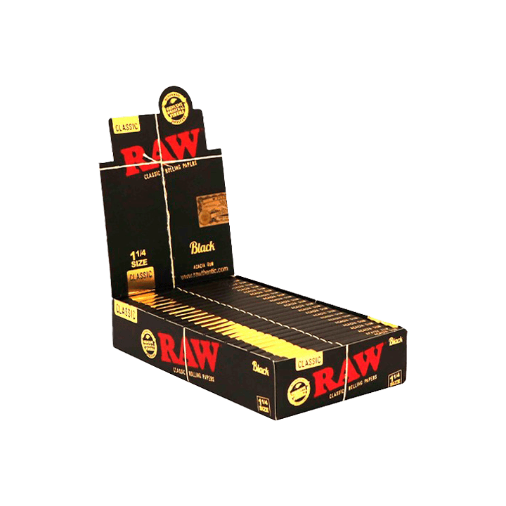 RAW Classic 1.1/4 Zwart | Distribución Mayorista