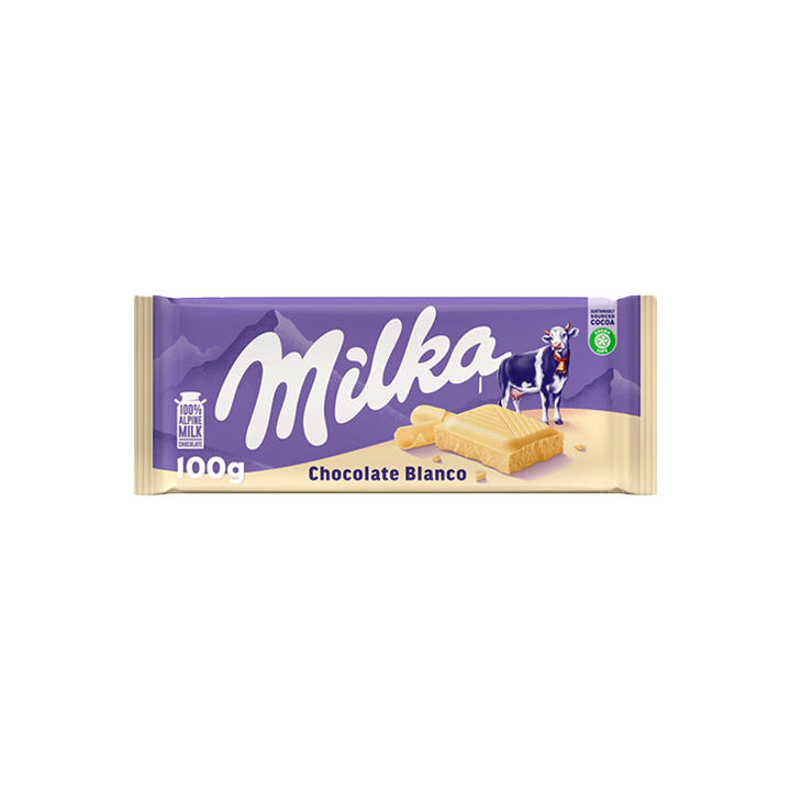 Milka Witte Chocolade 90 g | Distribución Mayorista