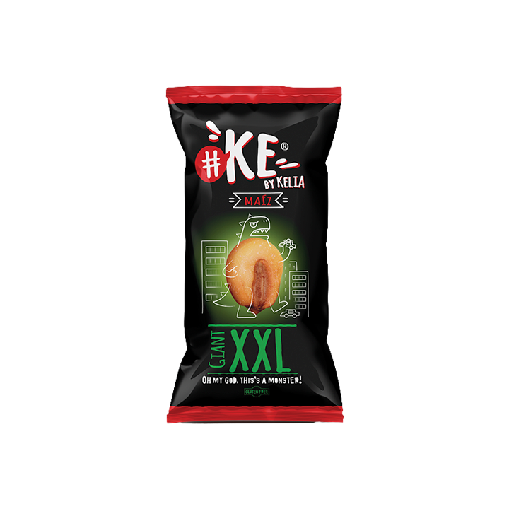 KE Gigantische Gefrituurde Maïs met Zout 94 g Kelia R6 | Distribución Mayorista