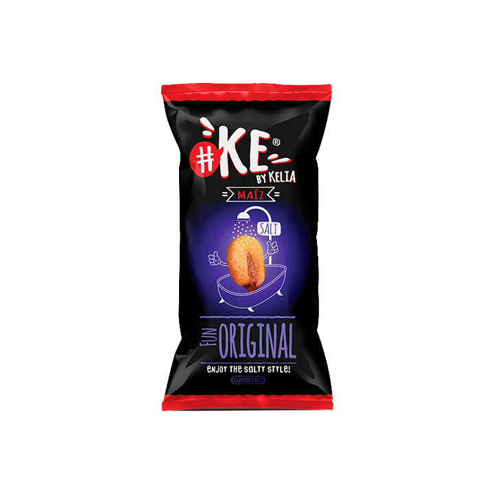 KE Maíz Frito con Sal 34g Kelia R2-Distribución Mayorista