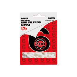 Katoenen Filters 6 mm Rasta 200 stuks | Distribución Mayorista