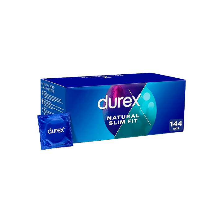 Durex Natural Slim Fit 144 stuks | Distribución Mayorista