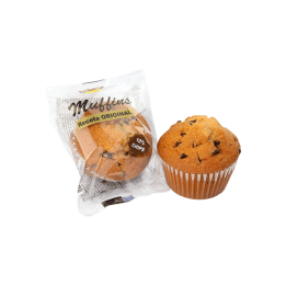 Muffin con Gocce di Cioccolato 60 g Codan | Distribución Mayorista