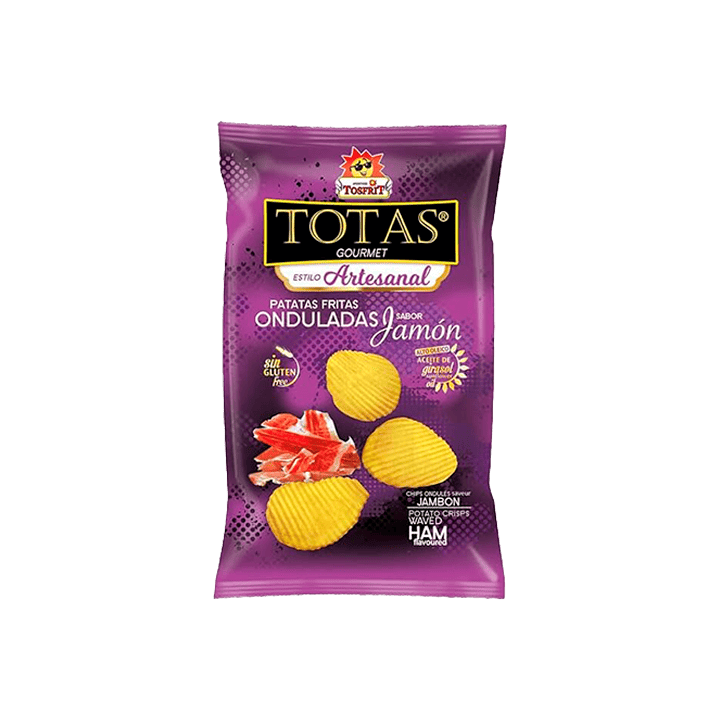 Totas Geribbelde Hamchips 30 g Tosfrit | Distribución Mayorista