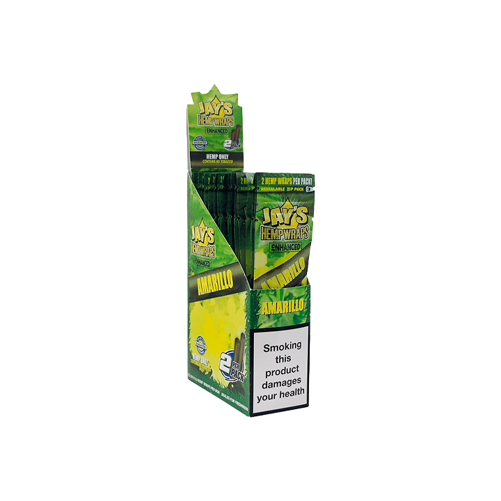 Papel Jay´s Hemp Wraps Amarillo-Distribución Mayorista