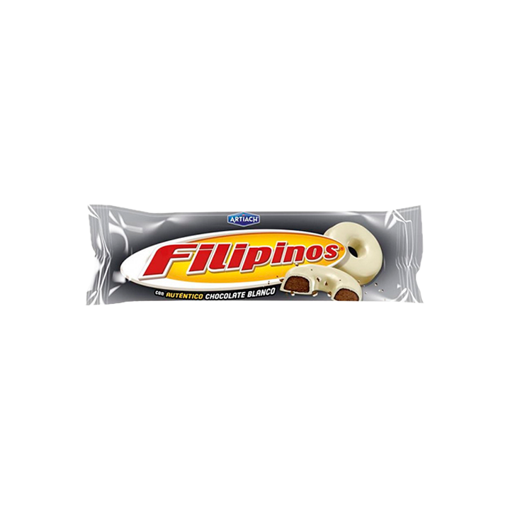 Filipinos Chocolate Blanco 128 g Artiach-Cuétara | Distribucion Mayorista
