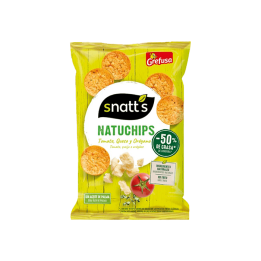 Natuchips Tomaat, Kaas en Oregano 23 g Grefusa-Distribución Mayorista