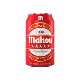 Birra Mahou 5 Estrellas 330 ml | Distribución Mayorista
