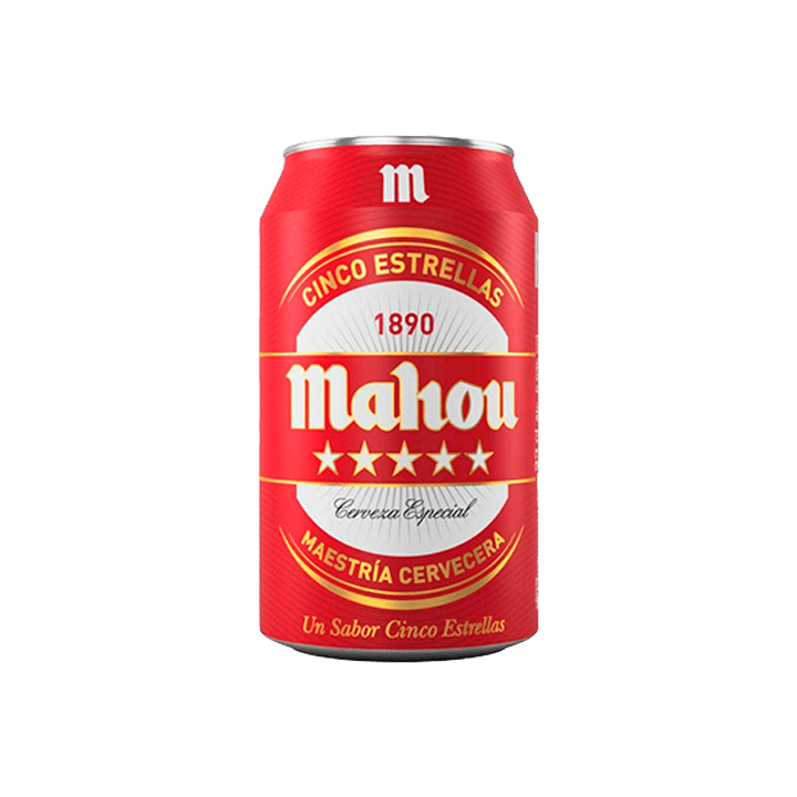Mahou 5 Estrellas Bier 330 ml-Distribución Mayorista