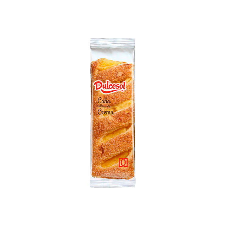 Roomhoornrol met Crème 70 g Dulcesol | Distribución Mayorista