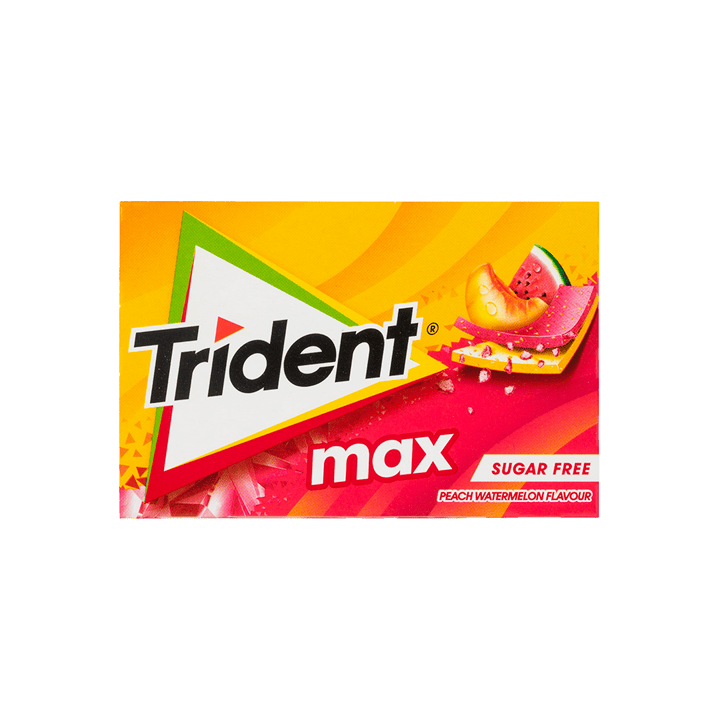 Trident Max Folie Pfirsich/Wassermelone -Distribución Mayorista