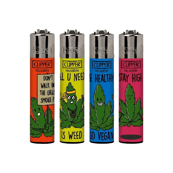 Mechero Clipper CP11 Hoja Marihuana-Distribución Mayorista
