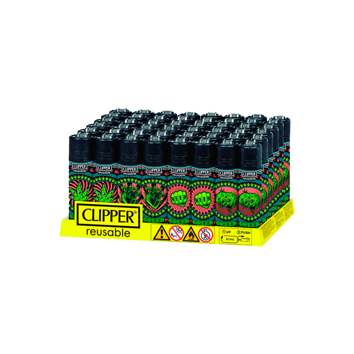 Mechero Clipper CP11 Hoja Marihuana-Distribución Mayorista