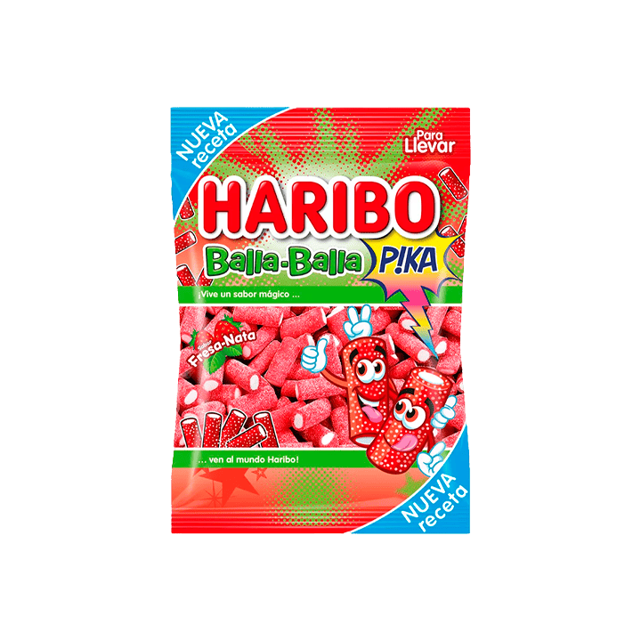 Aardbei Pica 100g Haribo-Distribución Mayorista