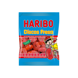 Gummy’s Aardbei Schijfjes 80g Haribo-Distribución Mayorista