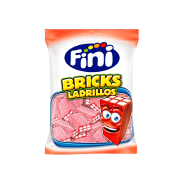 Ladrillos Fresa Pica 90g Fini-Distribución Mayorista