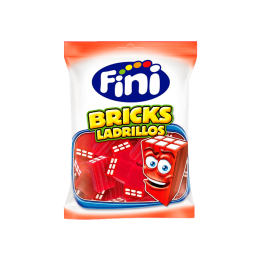 Fini Glanzende Aardbeienblokjes 90 g | Distribución Mayorista