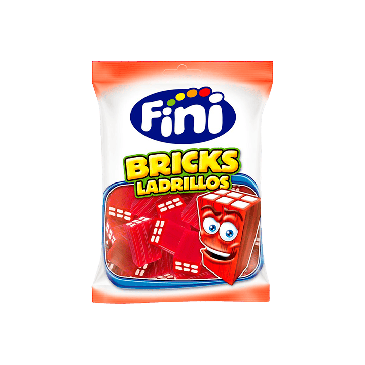 Caramelle gommose Mattoni Fragola Brillanti 90 g Fini | Distribución Mayorista