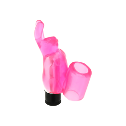 Mini Bunny Finger Vibrator Rosa ABS | Distribución Mayorista